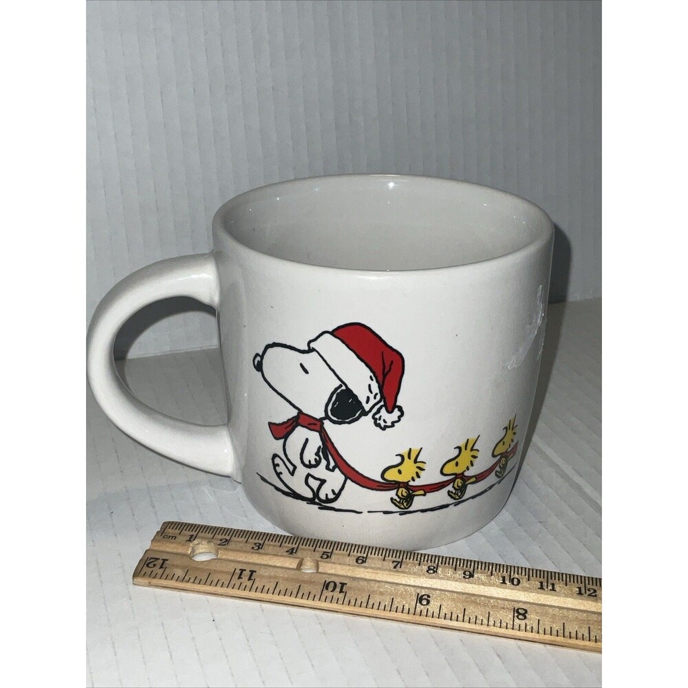 2021 Peanuts Snoopy and Woodstock Coffee Mug / Tea Christmas Snoopy Coffee Cup